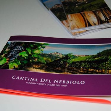 Depliant della Cantina del Nebbiolo