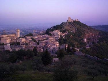Uno scorcio delle colline intorno Assisi