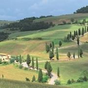 le dolci colline intorno a Orvieto