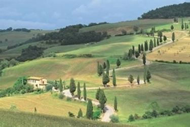 le dolci colline intorno a Orvieto